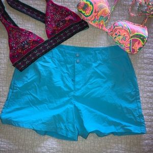 Caribbean blue Eddie Bauer swim shorts, Large (10)